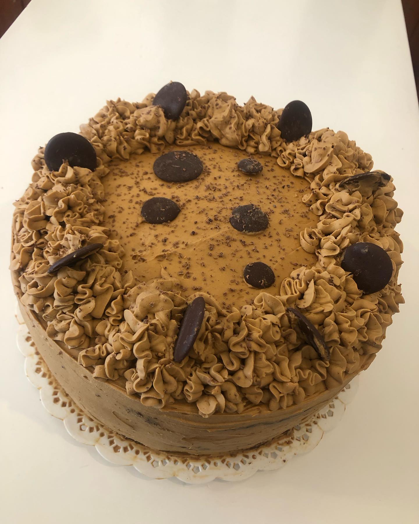 Torta helada de dulce de leche