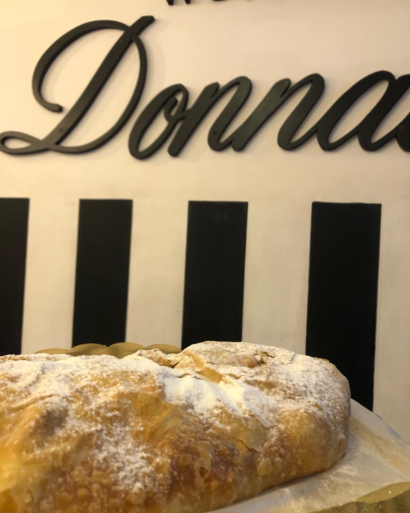 Strudel recién horneado